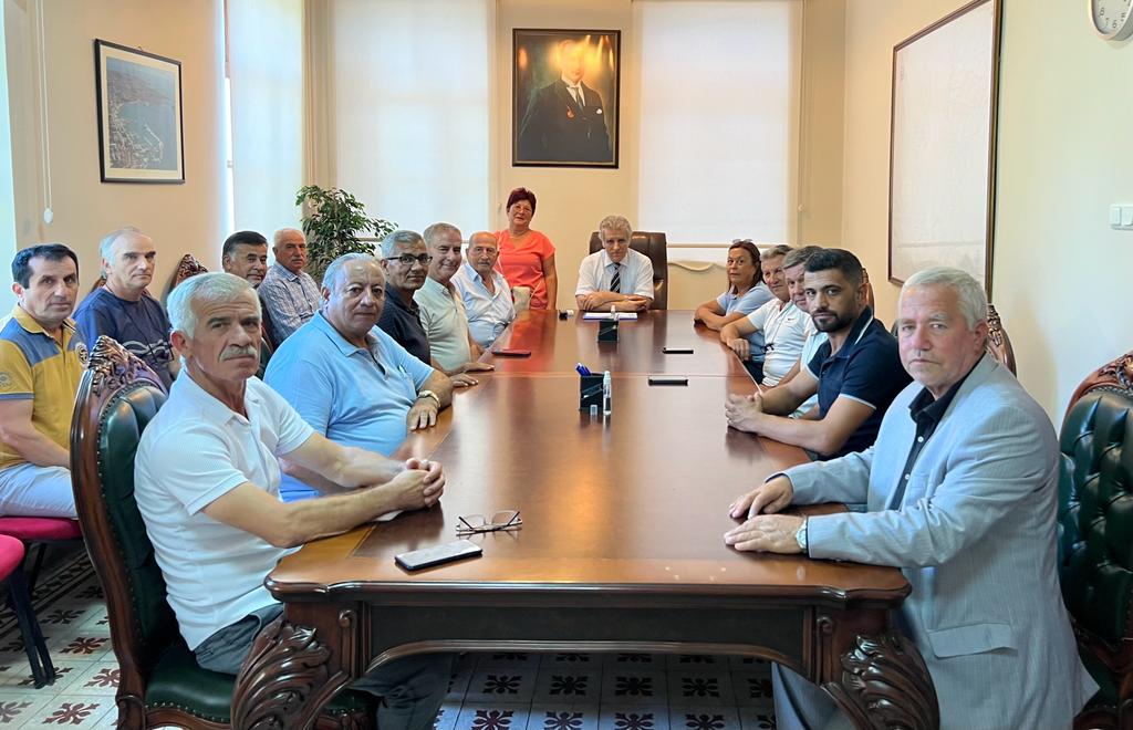 Mahalle Muhtarlarımız Kaymakamımıza Hayırlı Olsun Ziyaretinde Bulundu